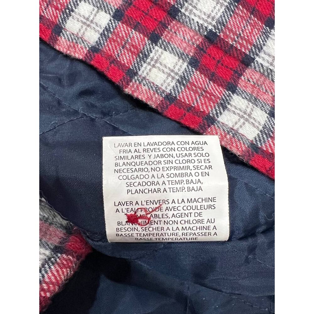 Wrangler Retro Red Plaid Flannel Y2K Shirt Medium A003719 - Picture 5 of 12
